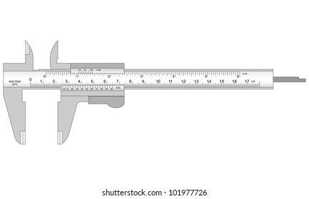 Steel precision instrument vernier caliper for measurement