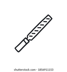 Steel Rasp hand drawn cartoon doodle style.