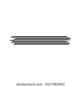Steel reinforcing rods glyph icon isolated on white background.Vector illustration.	