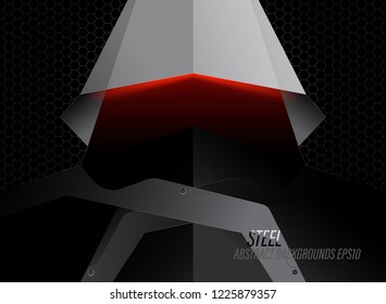 Steel scene vector design abstract wallpaper backgrounds