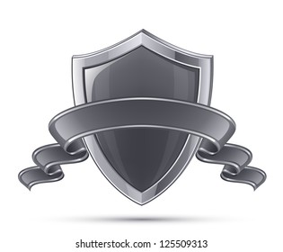 Steel Shield 100 Protection Concept Vector Stock Vector (Royalty Free ...