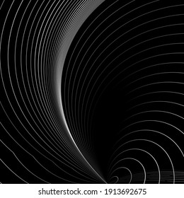 steel silver lines on a black background. metallic pattern. design modern luxury futuristic background vector illustration.