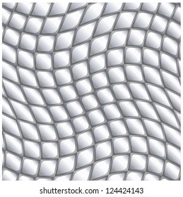 Steel snake skin. Seamless background. Vector texture