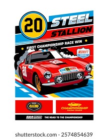 Steel Stallion First Championship Race Win