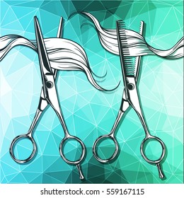 steel tools for hairdressing scissors