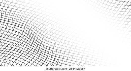 Steel wire chain link fence seamless pattern. Metal lattice with rhombus, diamond shape silhouette. Grid fence background.