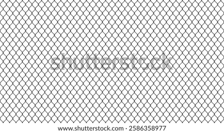 Steel wire chain link fence seamless 