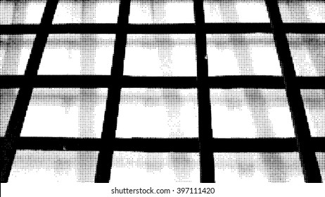 Steel Wire Mesh Background. Grunge Black and White Mesh Distress Texture . Scratch Texture . Dirty Texture . Wall Background .Vector Illustration.