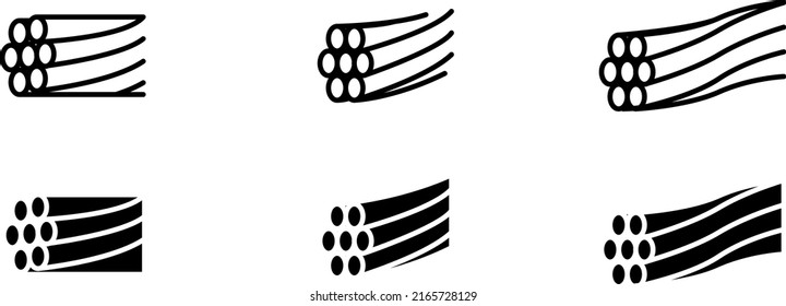 
Steel wire rope sling icon ,  vector illustration