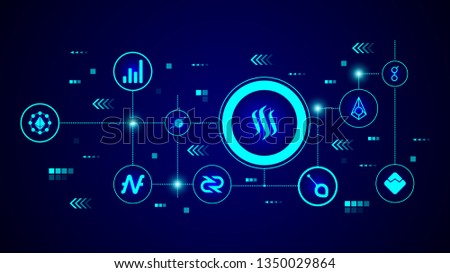 steem debit card icon. From crypto set