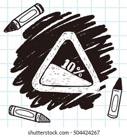 Steep descent. doodle