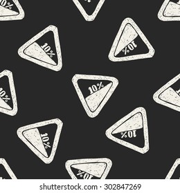 Steep descent. doodle seamless pattern background