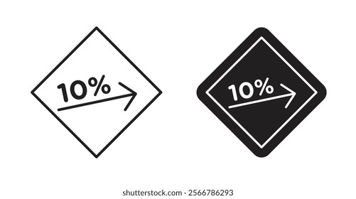 Steep slope ahead signs vector illustration pack