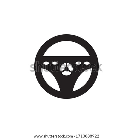 Steer Car Icon Vector Illustration