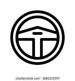 icono de la dirección o logotipo símbolo de signo aislado ilustración vectorial - iconos vectoriales de estilo negro de alta calidad
