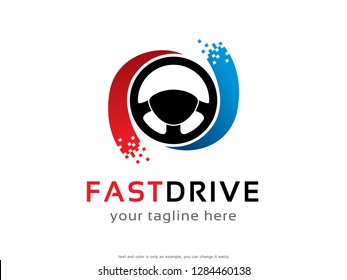 Steer Logo Template Design Vector, Emblem, Concept Design, Creative Symbol, Icon