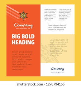 Steering  Business Company Poster Template. with place for text and images. vector background