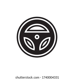 steering icon , driver icon vector