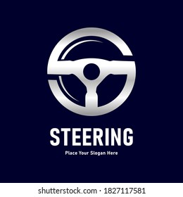 steering logo vector template. Suitable for business, web, art, automotive 