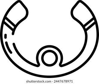 steering outline vector icon illustration