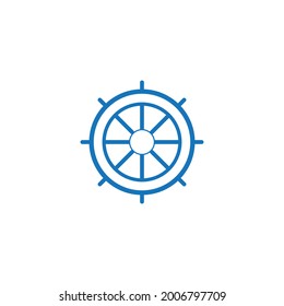 steering ship icon vector illustration template design