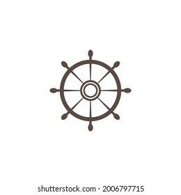 steering ship icon vector illustration template design