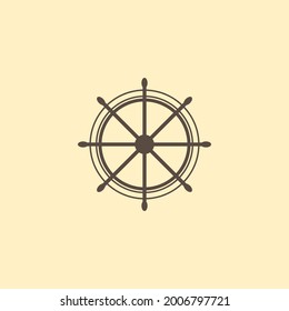 steering ship icon vector illustration template design