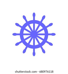 Steering Ship Logo Template