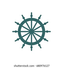 Steering Ship Logo Template