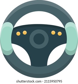 steering Vector illustration on a transparent background.Premium quality symmbols.Vector line flat icon for concept and graphic design.
