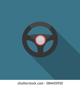 steering wheel blue