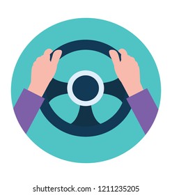 
A steering wheel for car drive
