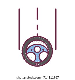 steering wheel car element to can drive