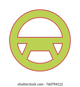 steering wheel car equipment web button