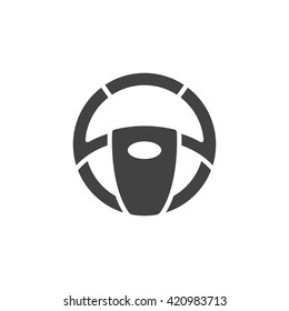 Steering wheel Car Vector Illustration.