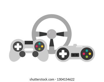 steering wheel controls devices video game