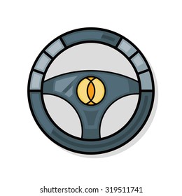 Steering wheel doodle