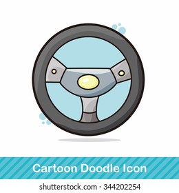 Steering wheel doodle