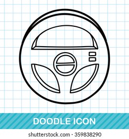Steering wheel doodle
