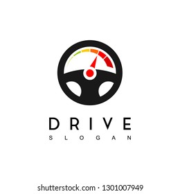 Steering Wheel, Drive Logo Design Inspiration