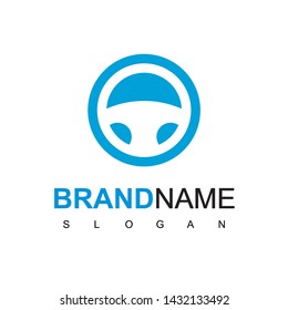 Steering Wheel, Drive Logo Design Inspiration