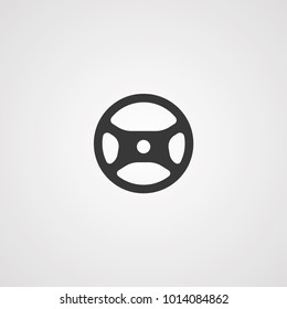 Steering wheel icon