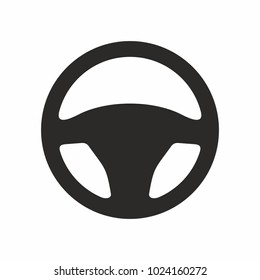 Icono del volante de la dirección
