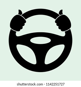 steering wheel icon