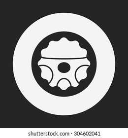 Steering wheel icon