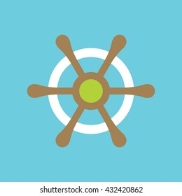 Steering wheel icon