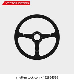 Steering wheel icon