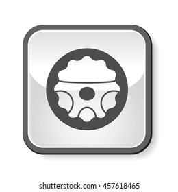 Steering wheel icon