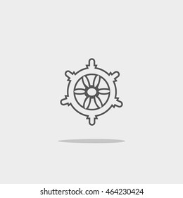 steering wheel. wheel. icon