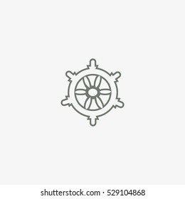 steering wheel. wheel. icon
